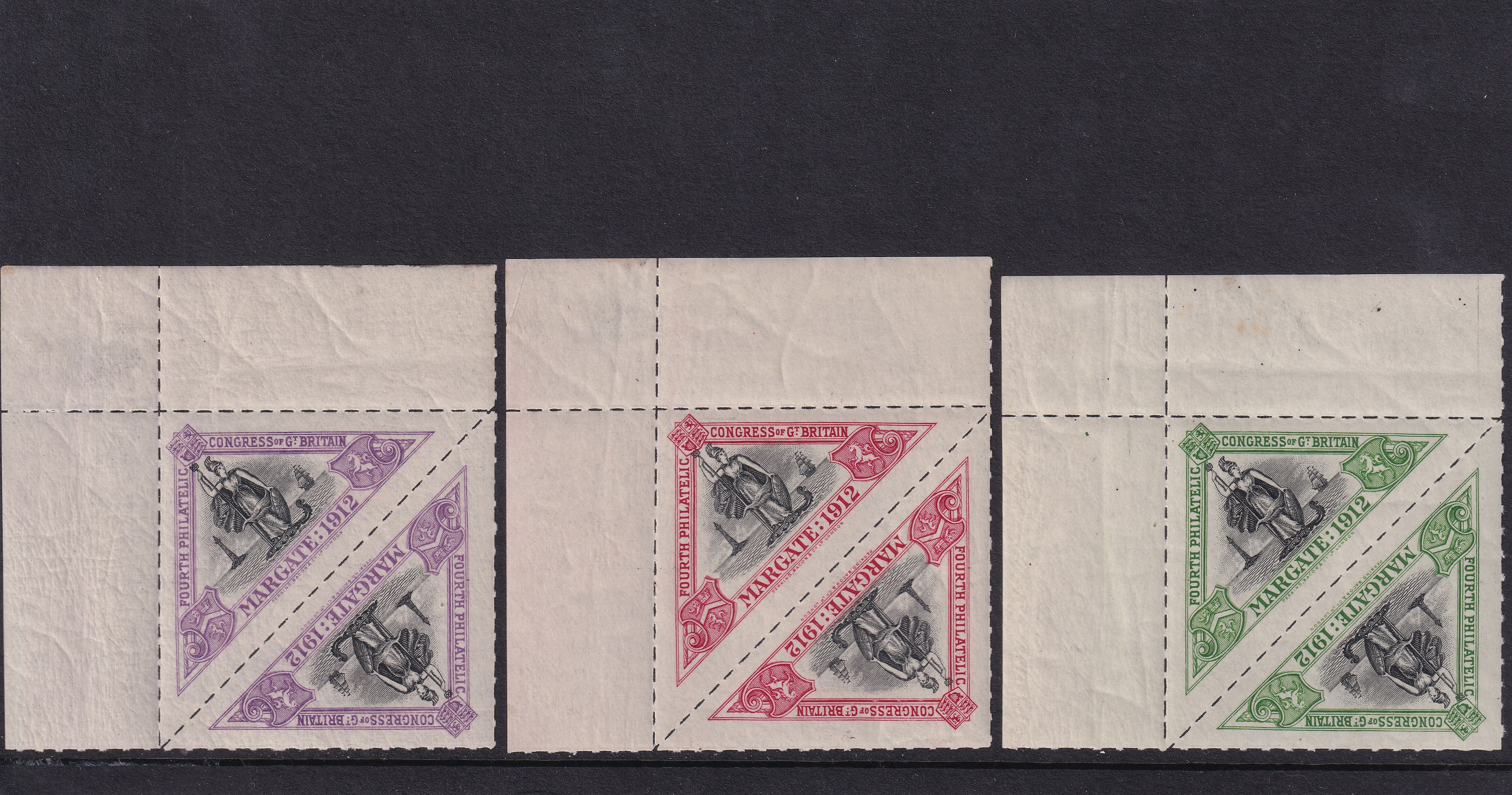 GB 1912 4th Philatelic Congress UM/Mint Stamps