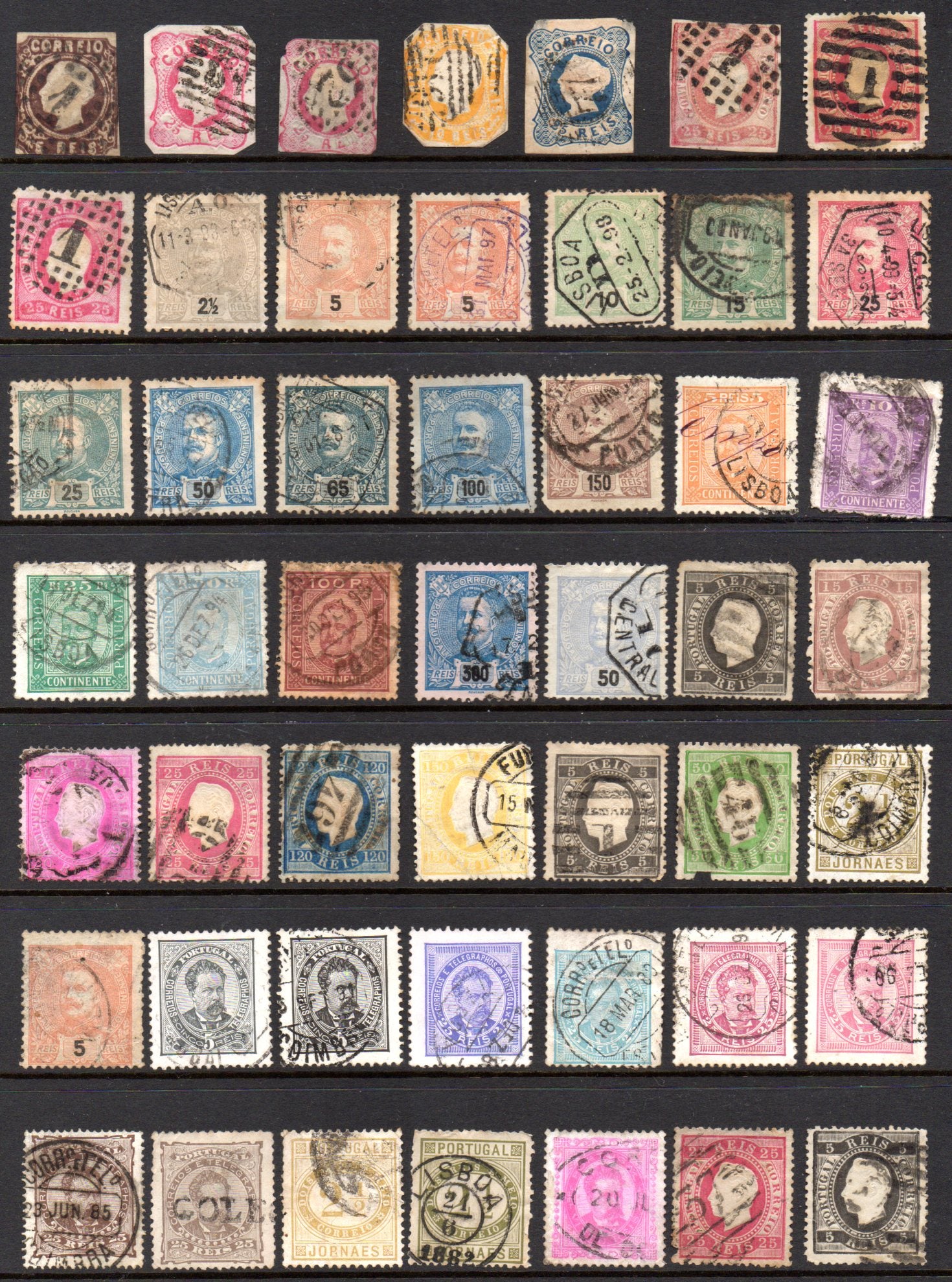 Portugal Early Used Selection from 1862