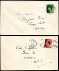 GB 1936 Ed VIII ½d & 1½d Pair of FDCs