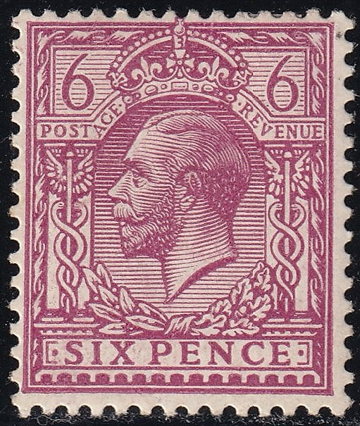 GB 1920 6d Fresh Mint Perf 14
