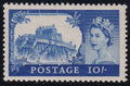 GB 1955 10s Ultramarine UM