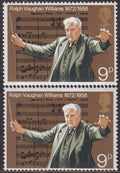 GB 1972 9p UM Bistre-brown Shift