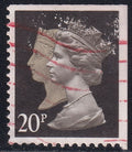 GB 1990 20p Confetti Type Variety
