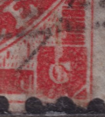 GB 1863 4d Pl.4 Used Cracked Plate Variety