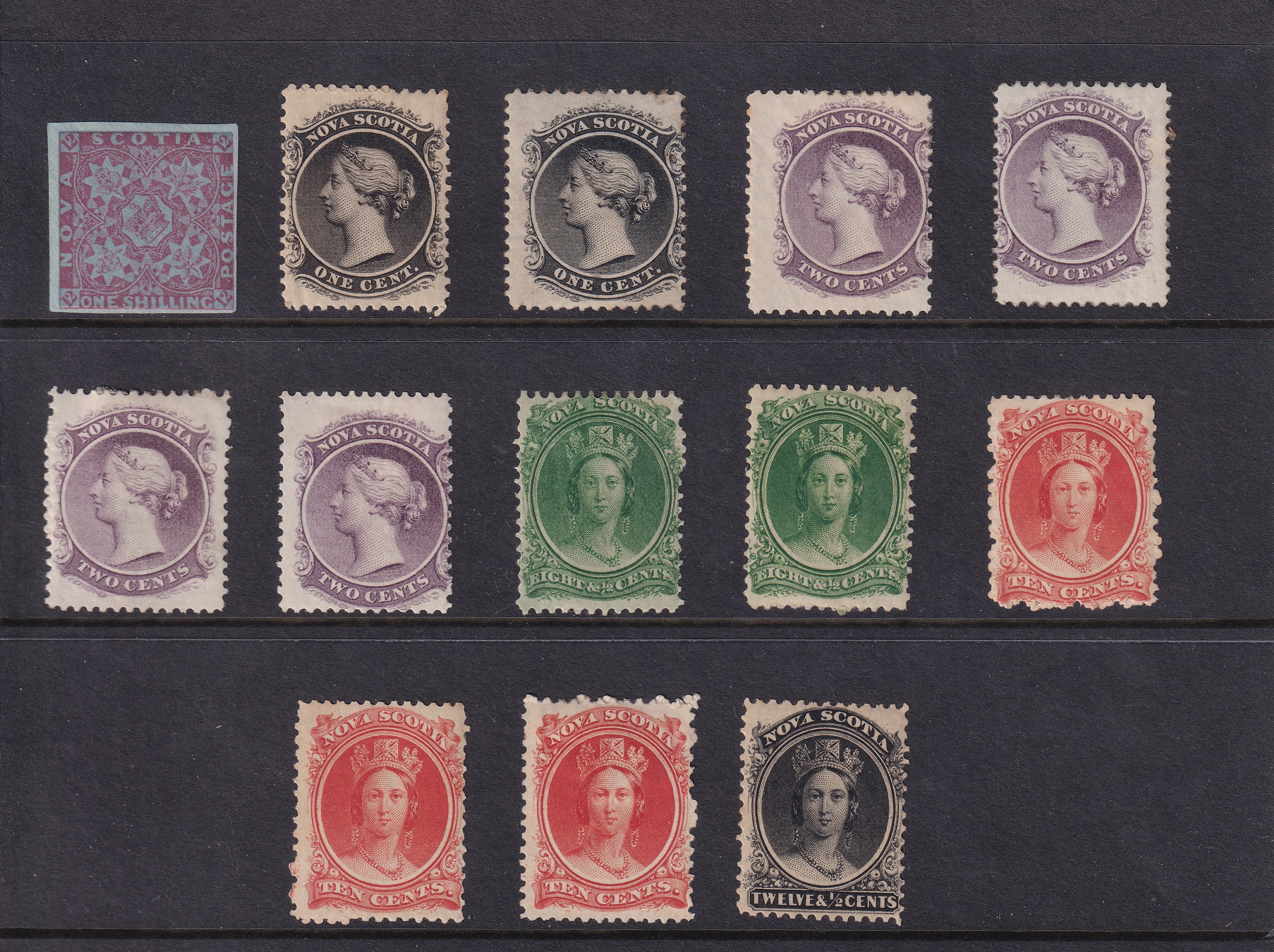 Canada Nova Scotia Mint Selection from the 1850s