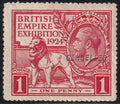 GB 1924 1d Scarlet Mint CANCELLED Type 28