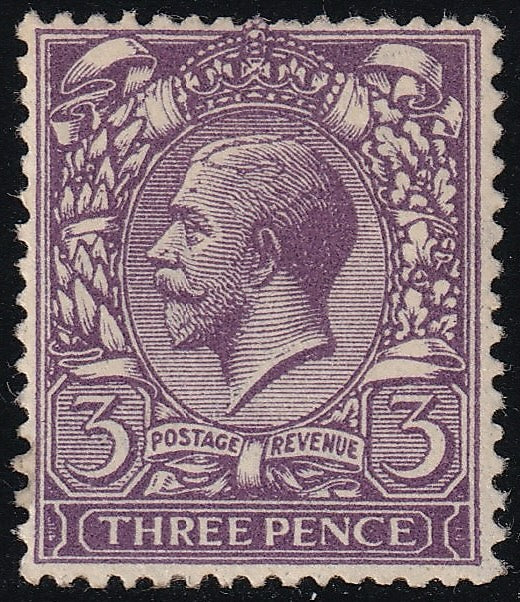 GB 1924 3d LMM Unlisted Printing Varieties
