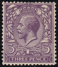 GB 1924 3d LMM Unlisted Printing Varieties