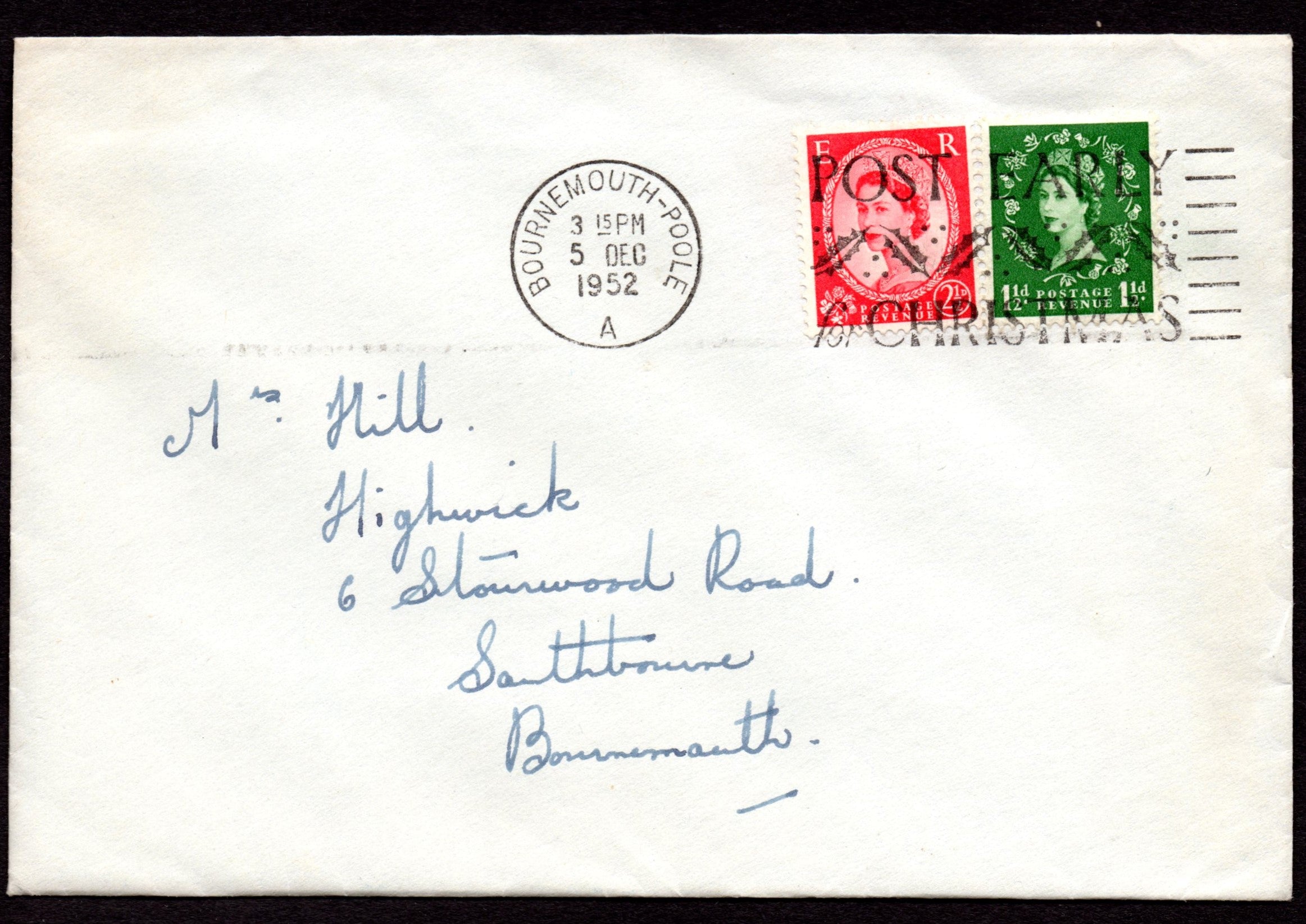 GB 1952/3 Two FDCs
