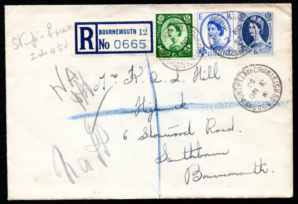 GB 1952/3 Two FDCs