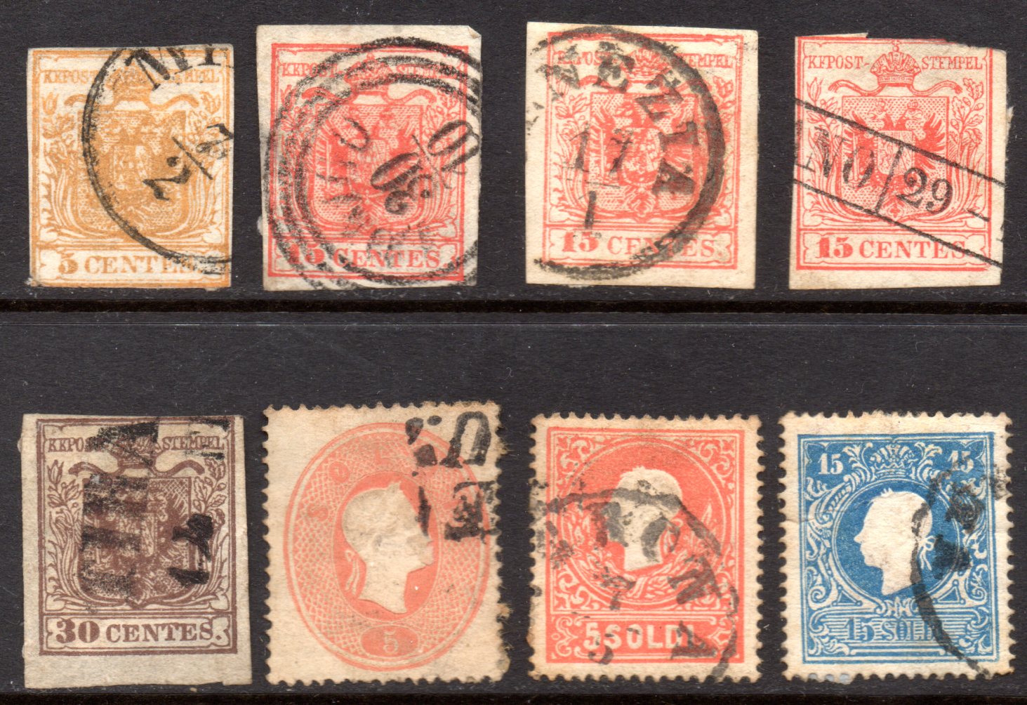 Italy Early Used Selection from 1850