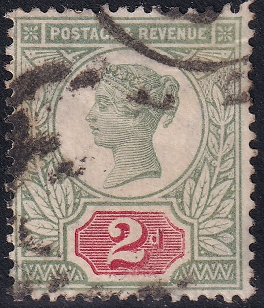 GB 1887 2d Jubilees Four Used Varieties