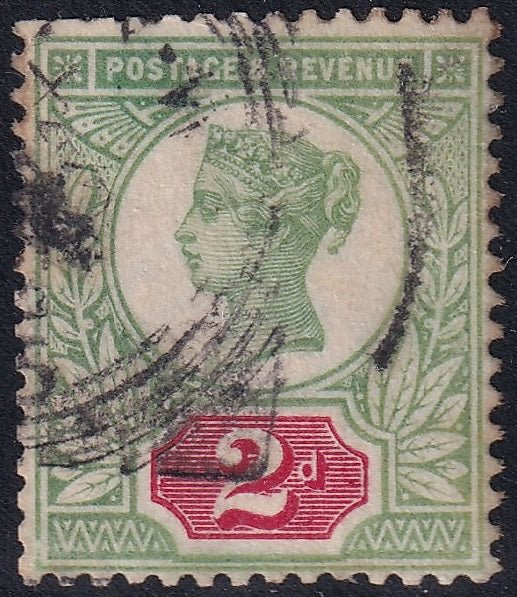 GB 1887 2d Jubilees Four Used Varieties