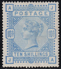 GB 1884 10s Fresh UM