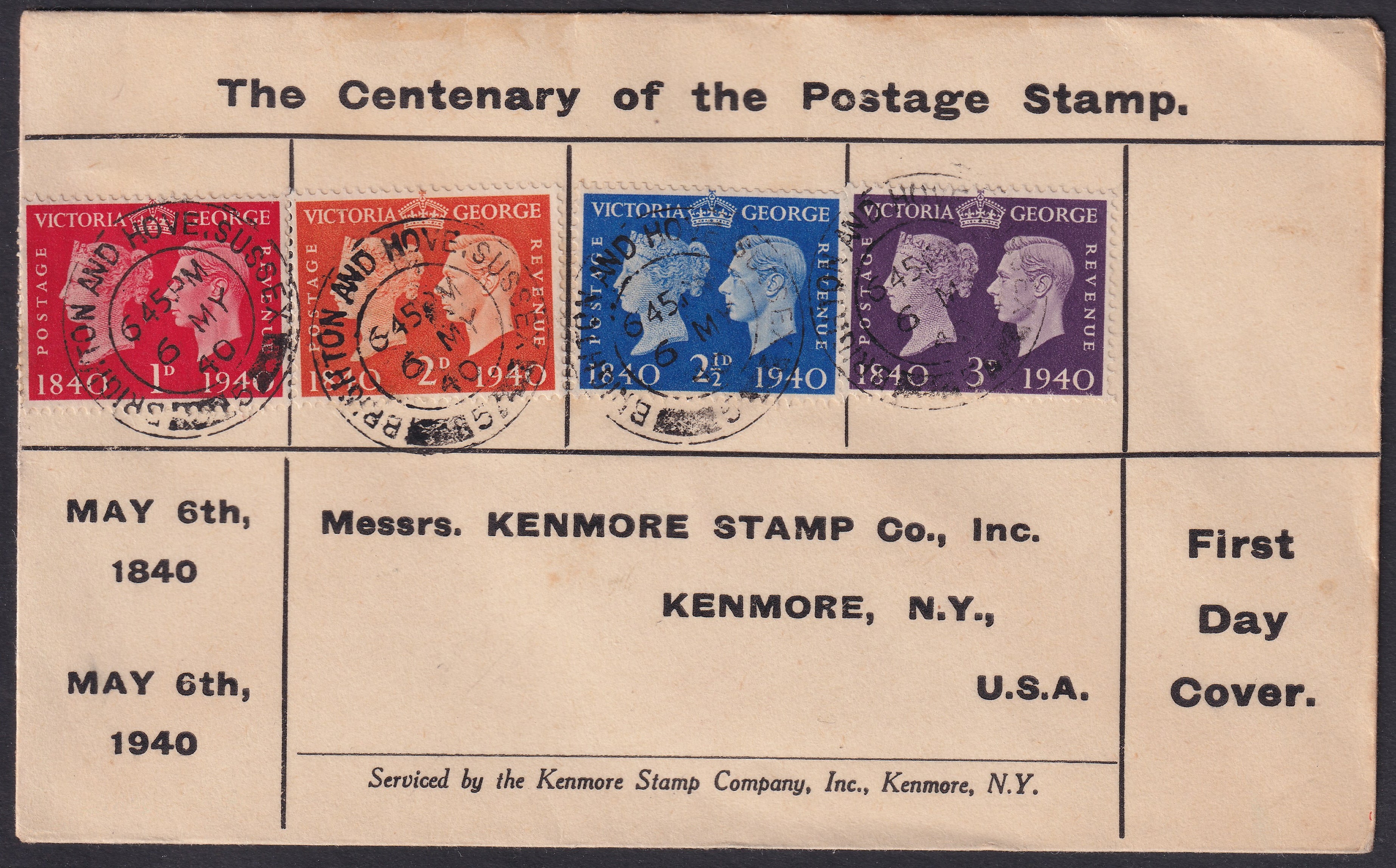 GB 1937/51 Four G6 FDCs