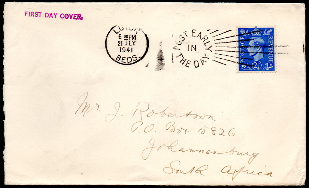 GB 1937/51 Four G6 FDCs