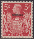 GB 1939 5s Red Specimen Type 23