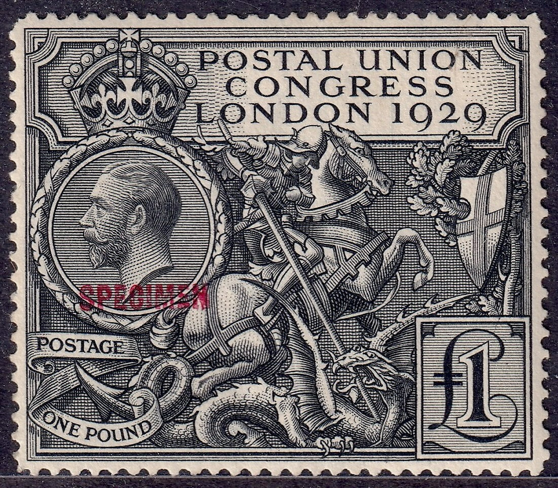 GB 1929 PUC £1 Specimen Type 32