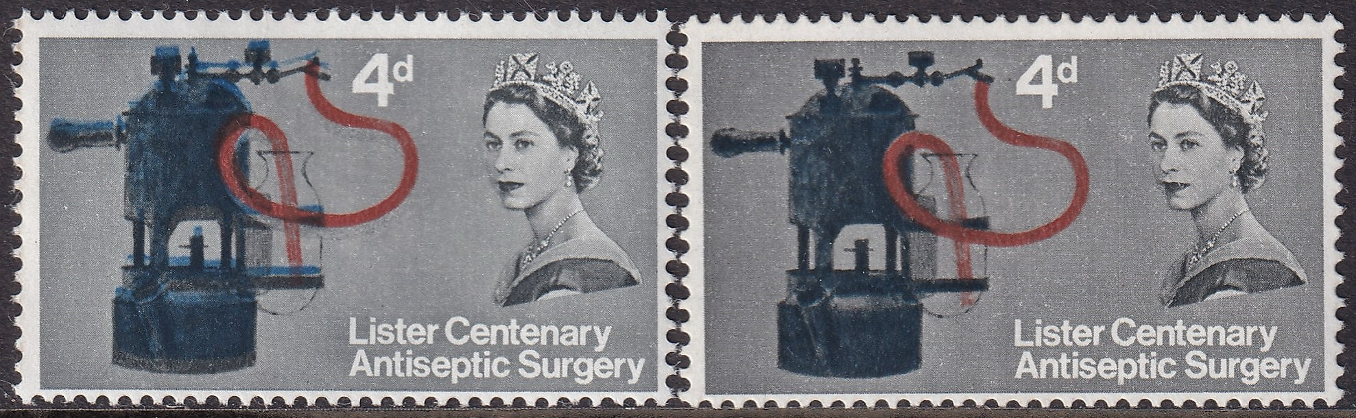 GB 1965 4d UM Colour Shifts Variety