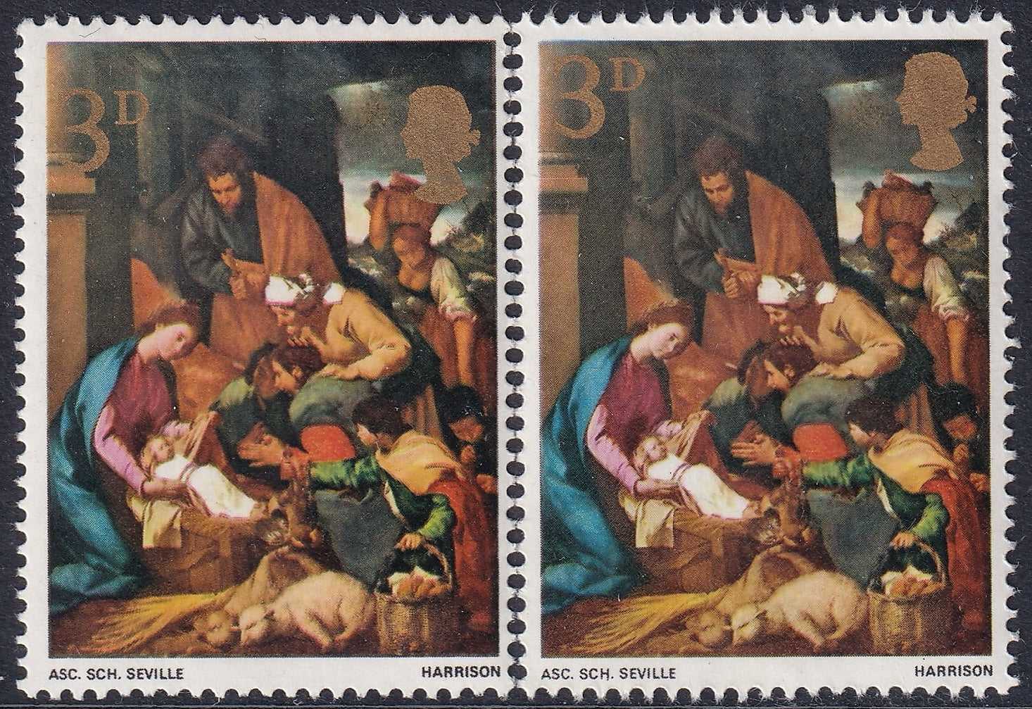 GB 1967 3d UM Gold Shift Variety
