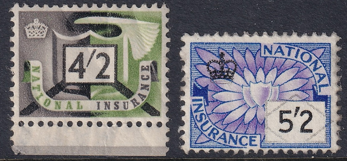 GB 1952/57 4/2 & 5/2 NI Mint Singles