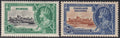 1935 Silver Jubilee Mint Pair Broken Flagstaff Varieties