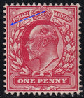 GB 1902 1d MNG Variety