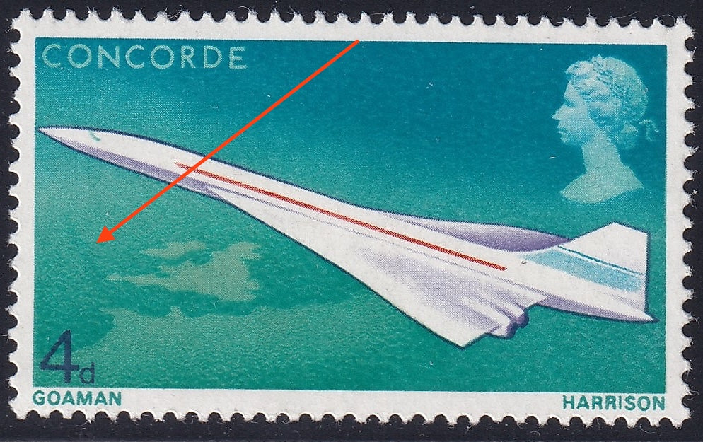 Great Britain 1969 4d Concorde Varieties Mint Selection Unmounted Mint and Mounted Mint