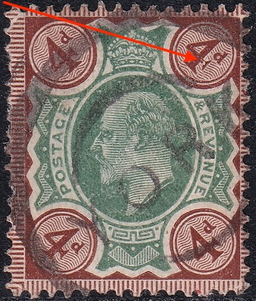 GB 1902 4d FU Variety