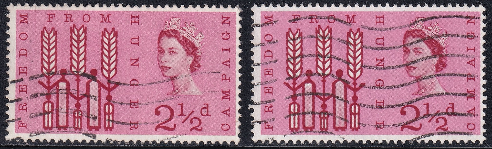GB 1963/67 Four Used Varieties