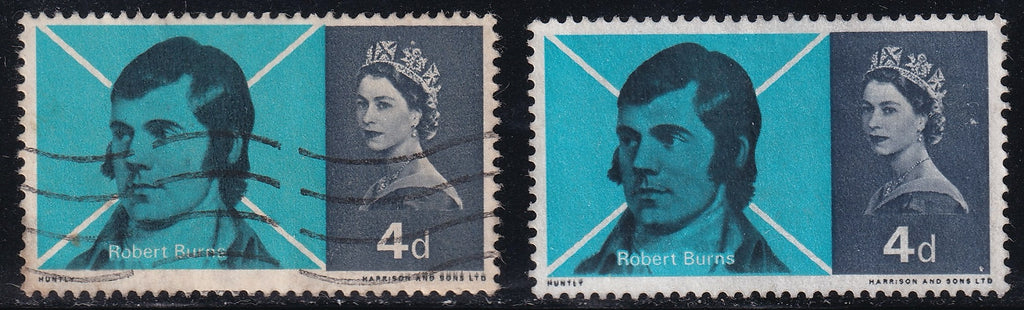 GB 1963/67 Four Used Varieties