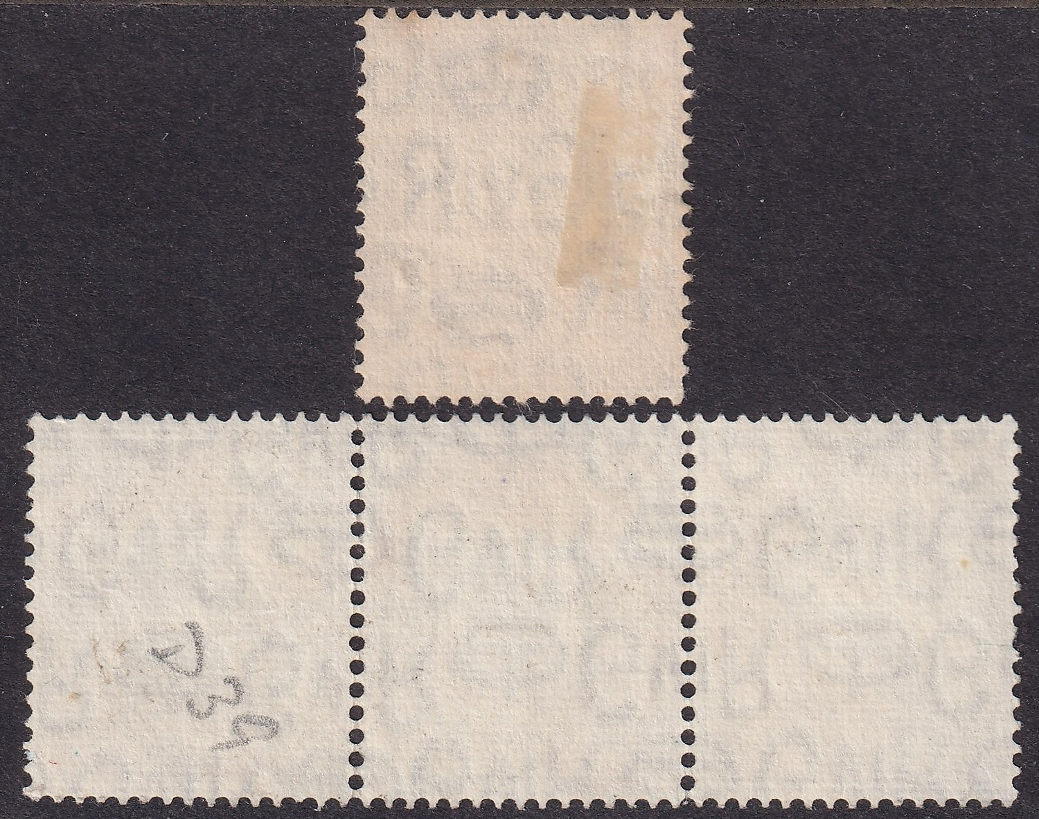 Great Britain 1951 1s Ochre Scarce Sideways-inverted Watermark CDS Used