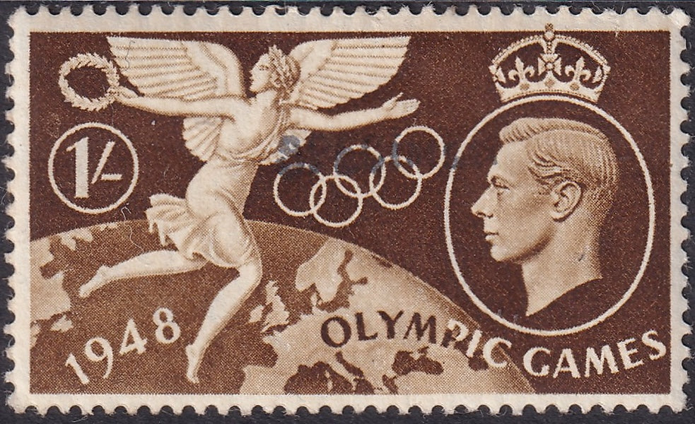 Great Britain 1948 Specimen Stamps MM Set inc 2.5d 3d 6d 1s