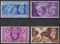 Great Britain 1948 Specimen Stamps MM Set inc 2.5d 3d 6d 1s
