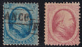 Netherlands 1864 5c and 10c Used Stamps