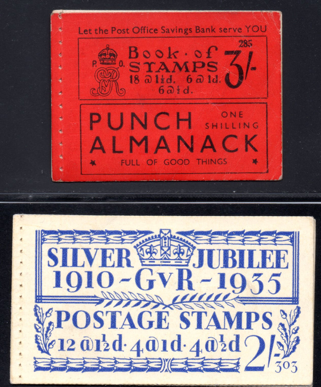 Great Britain 1934 GV Stamp Booklets Collection