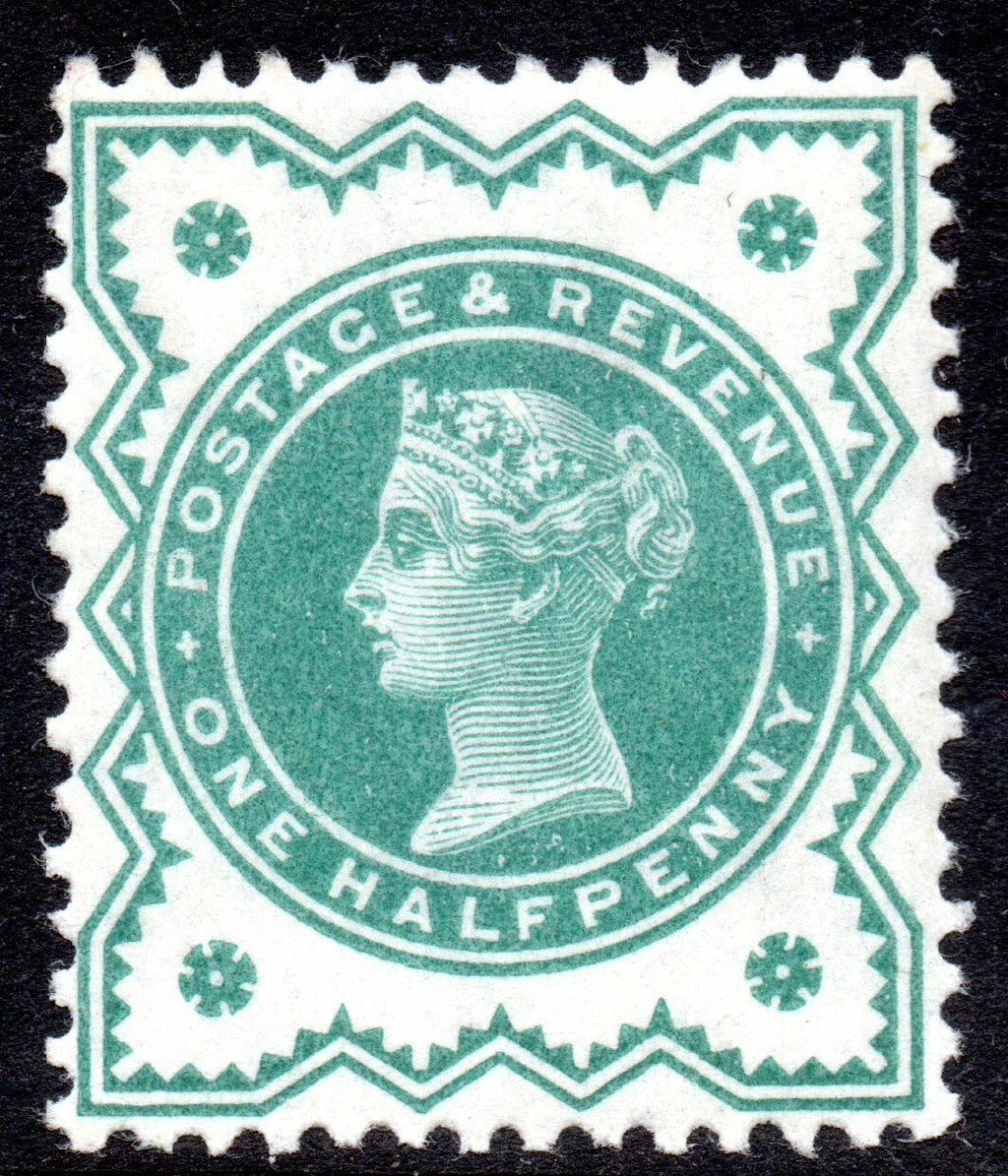 Great Britain 1900 Mint Halfpenny Variety Neck Shading Stamp