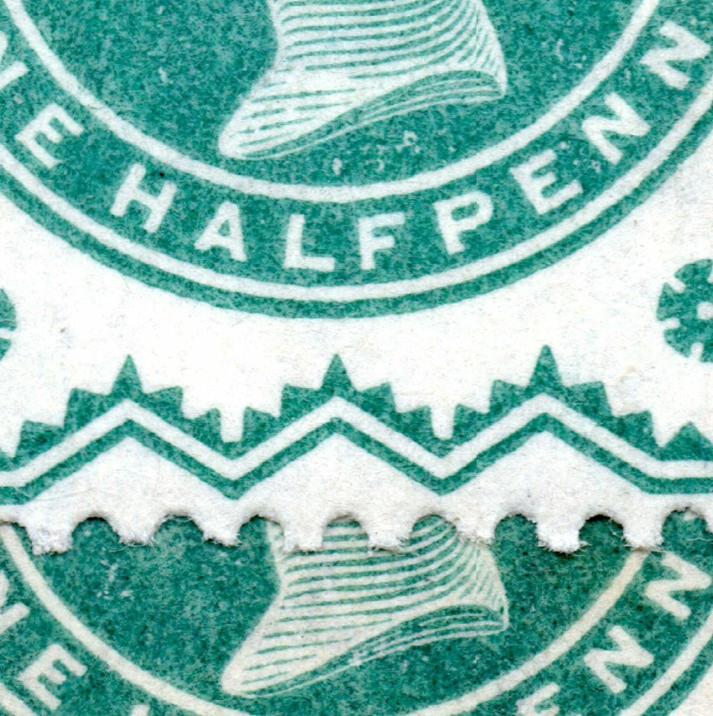 Great Britain 1900 Mint Halfpenny Variety Neck Shading Stamp
