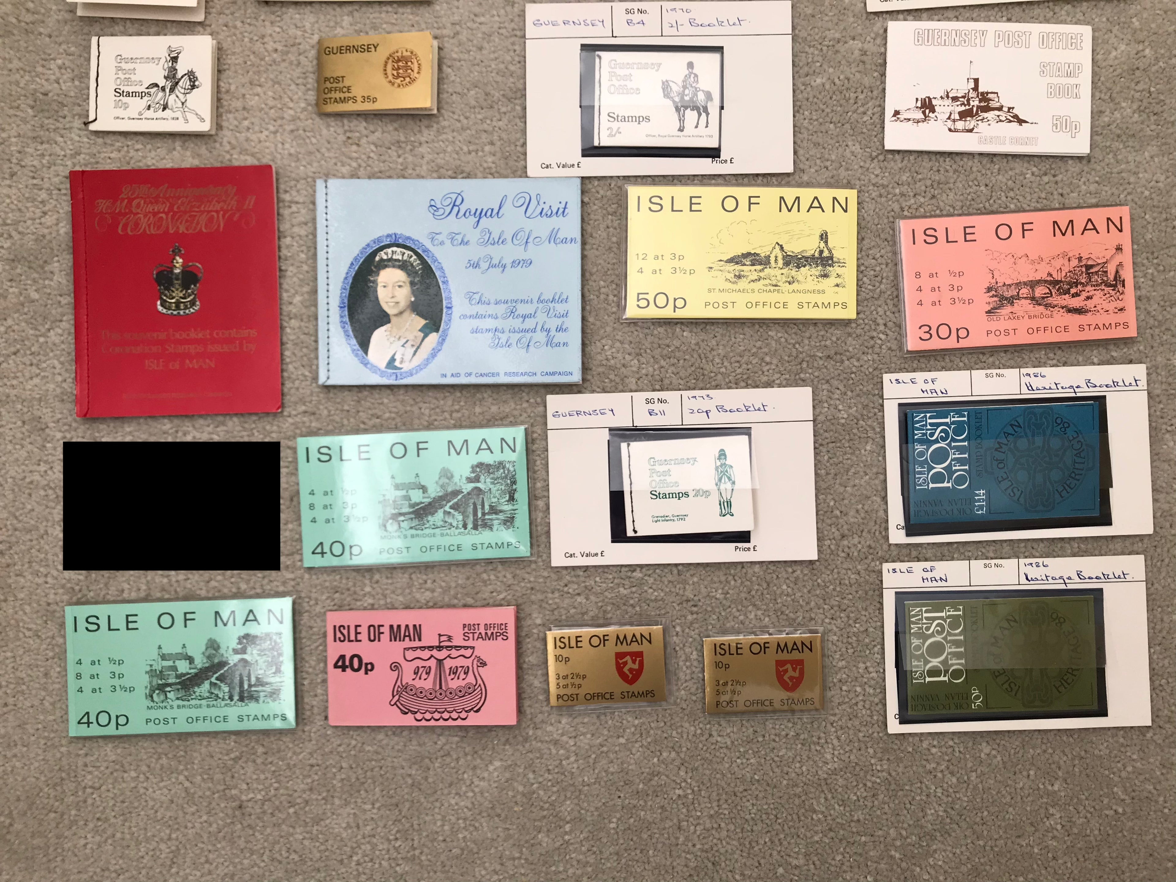 Great Britain 1970-90s Regional Stamp Booklets Collection with Charity Booklets