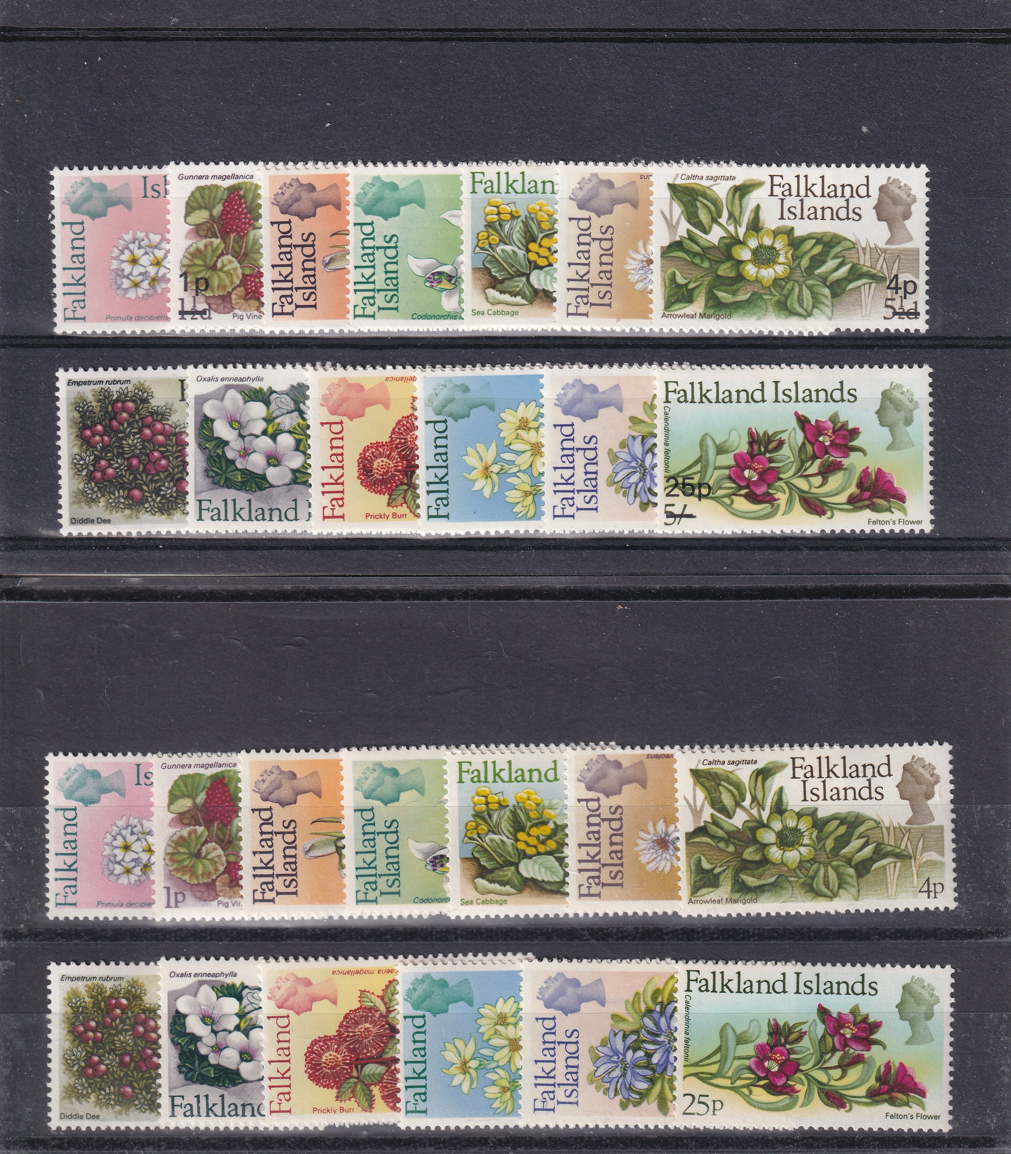 Falkland Islands Dependencies 1954 to 1971 Fresh Mint Sets