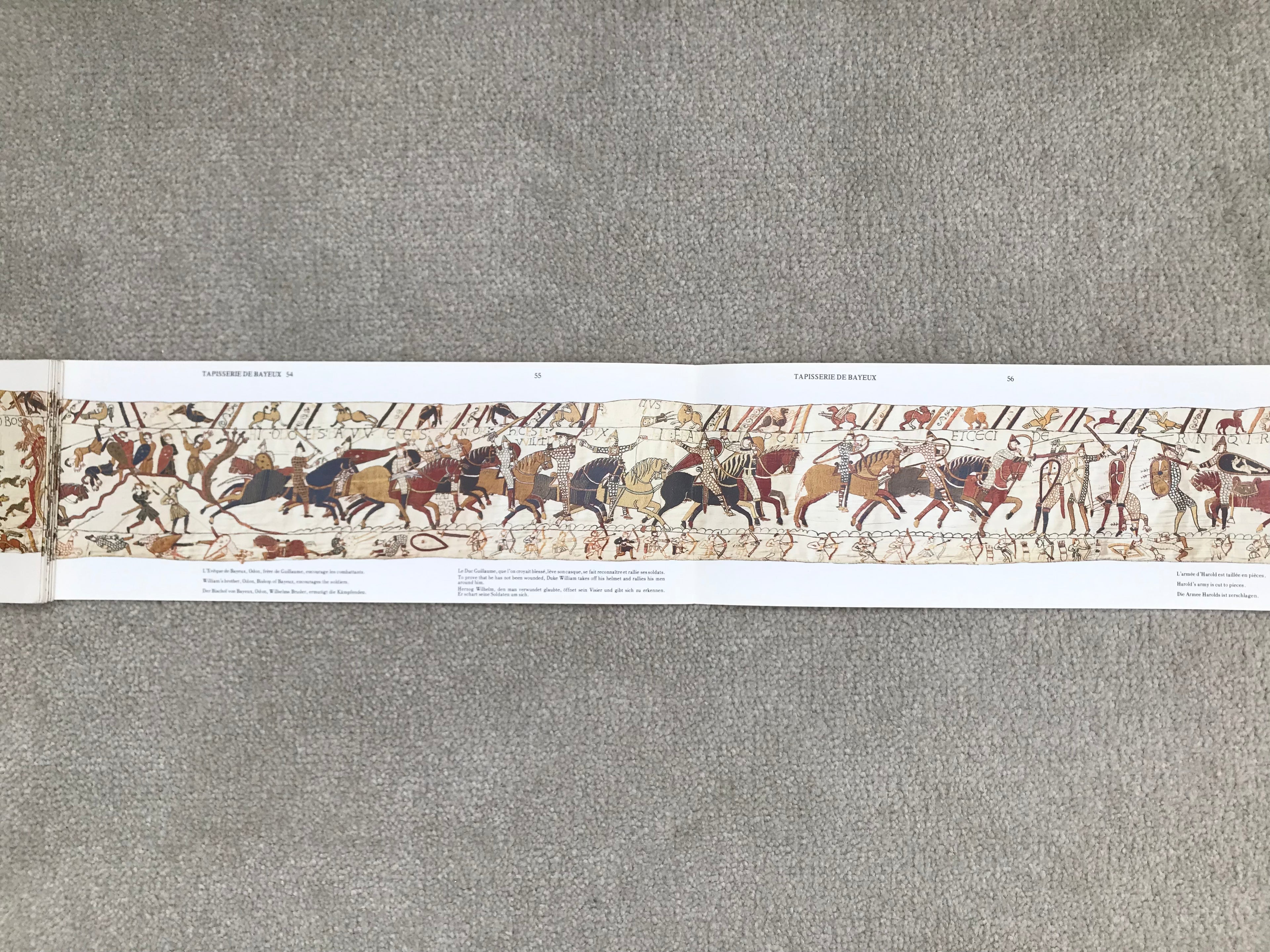 French Bayeux Tapestry One-seventh Reproduction