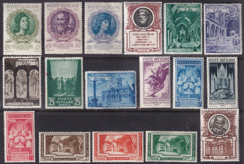 Vatican City 1930s Mint Stamp Selection
