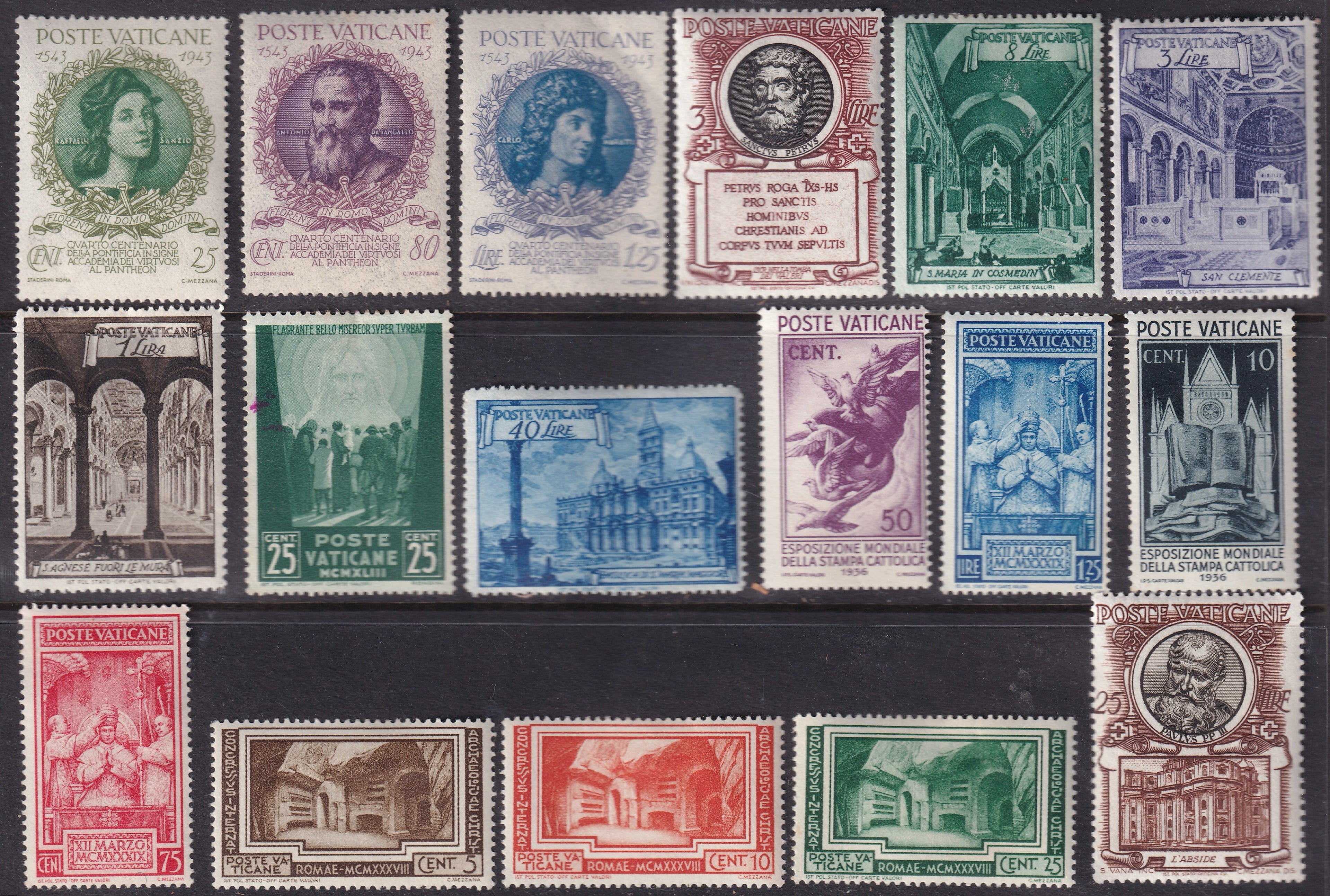 Vatican City 1930s Mint Stamp Selection