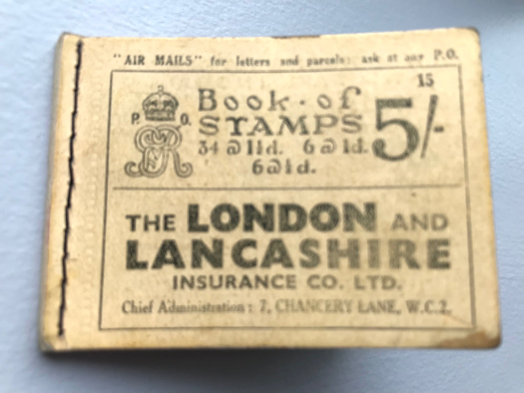 Great Britain 1935 July 5s KGV Stamp Booklet Complete Unused