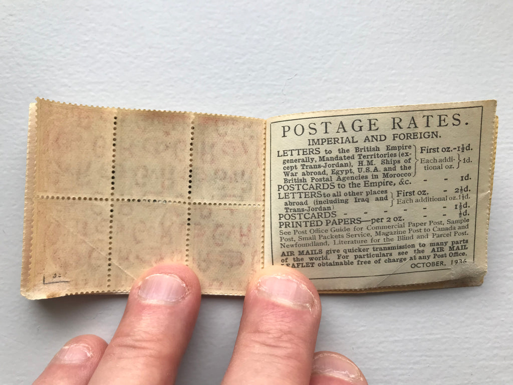 Great Britain 1935 July 5s KGV Stamp Booklet Complete Unused