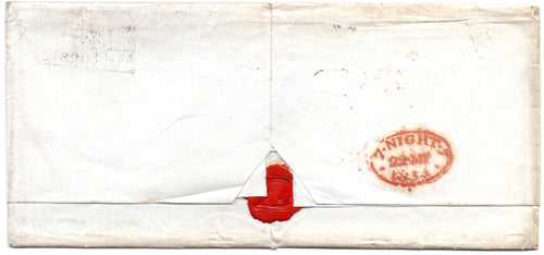 Great Britain 1834 Pre-Stamp Postal History Wrapper to Lord Hotham