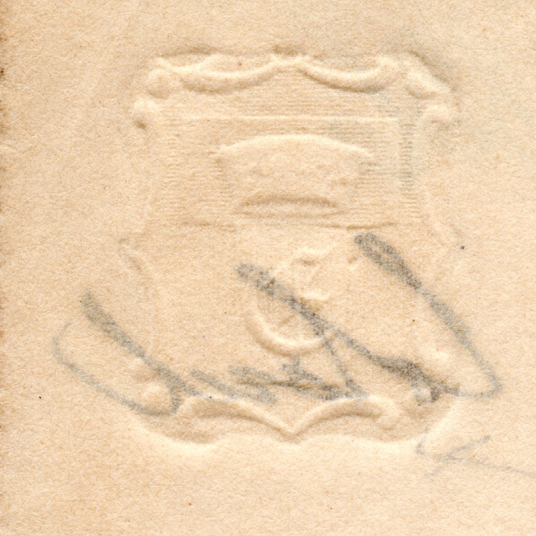 France Postal History 1836 Rated Entire to London on Embossed Paper
