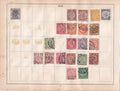 China Early Stamps Issues on Original Album Pages