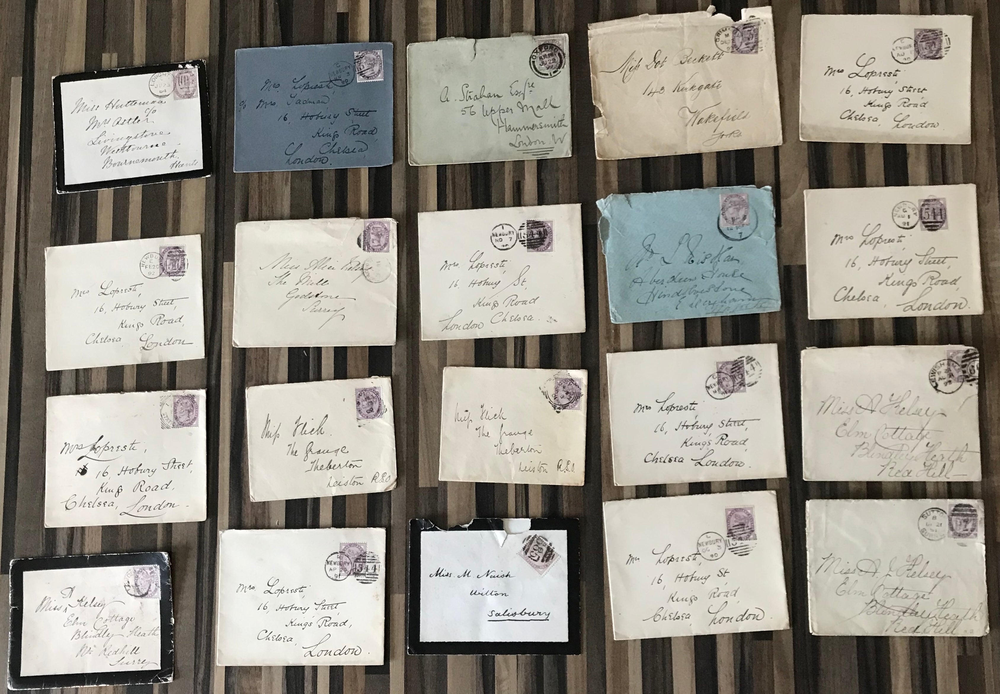 Great Britain 1881 Twenty Penny Lilac Covers Collection