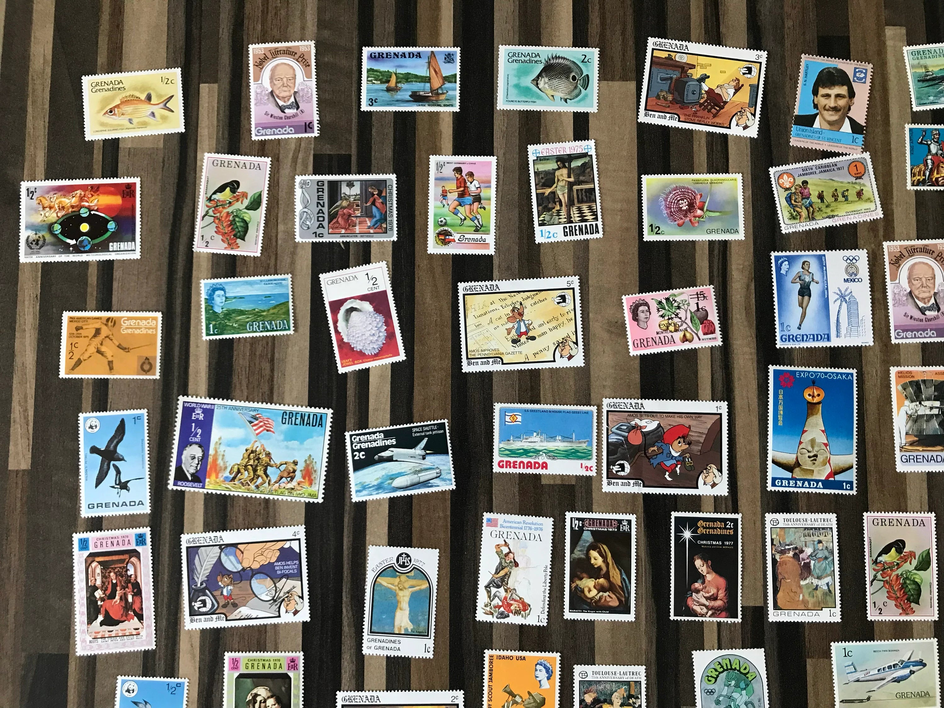 Grenada 1960-70s Mint Stamp Selection